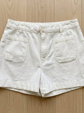 OAT New York White High Rise Shorts Women’s Size 12/31